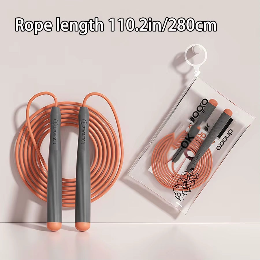 1PC 2.8M Speed Jump Rope Professional Adult Children Gym PVC Jumping Rope Adjustable Fitness Equipment Muscle Boxing Training