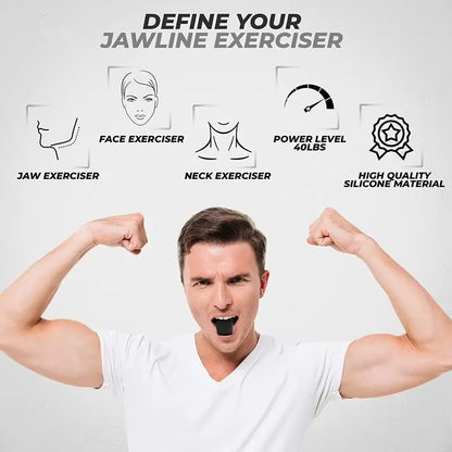 Jawline Exerciser Facial Jaw Muscle Toner Training Fitness Ball Anti-Aging Food-Grade Silica Face Chin Cheek Lifting Slimming